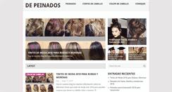 Desktop Screenshot of depeinados.com